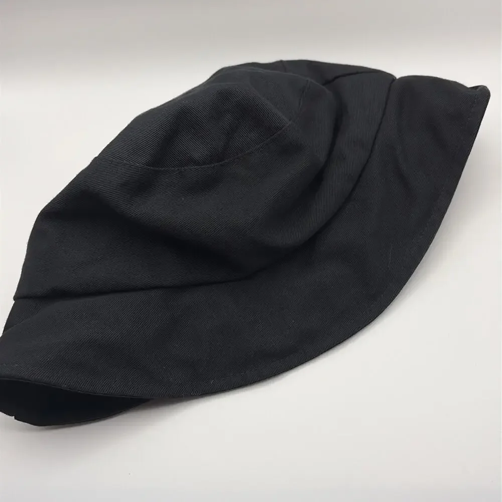 Vintage Sanrio Smiles 1999 Black Badtz-Maru Bucket Hat Junior Sized 90s Cute‎